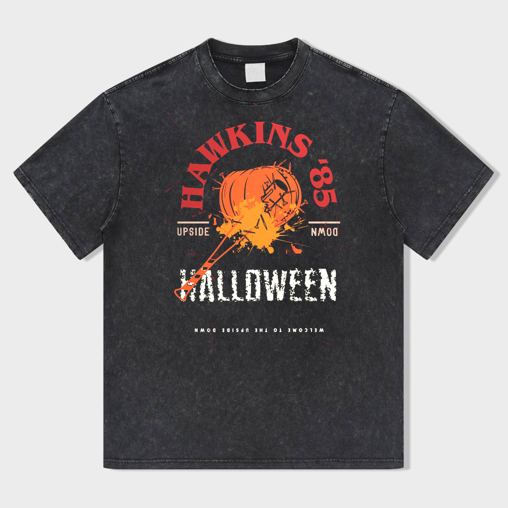 Halloween Backfire Festival Acid Wash T-Shirt