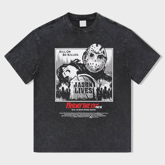 Bloody Friday Acid Wash T-Shirt