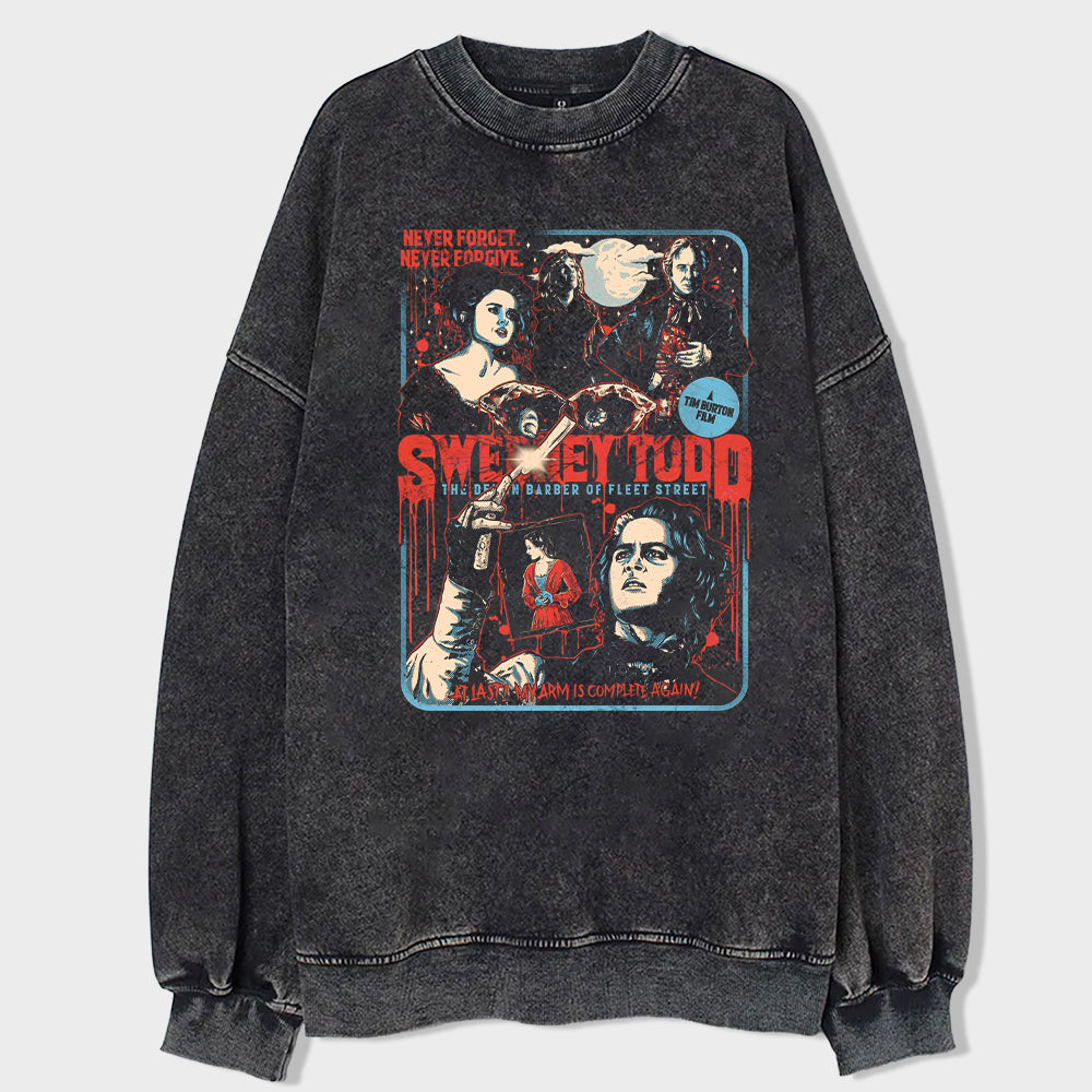 Fleet Street Thriller Acid Wash Sweatshirt