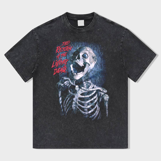 Undead Reproduction Acid Wash T-Shirt