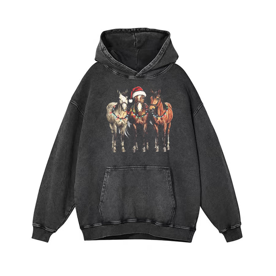 Horse Christmas Hoodie