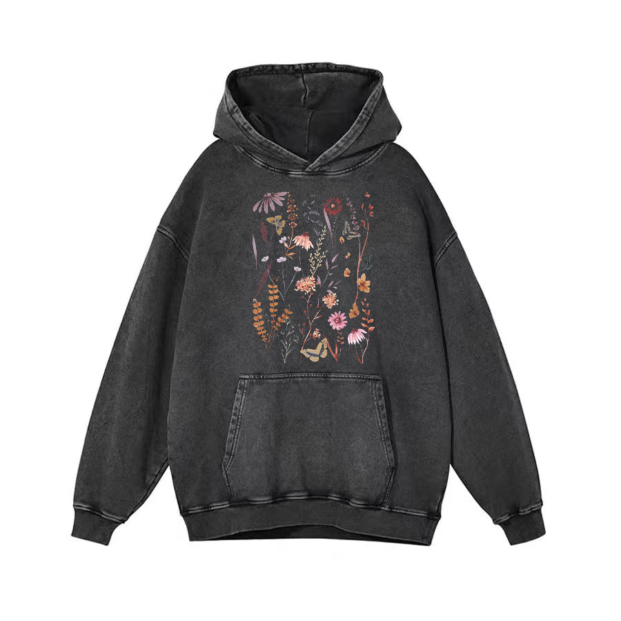 Pressed Flowers Unisex Hoodie