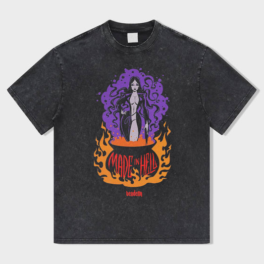 Phantom Night Spirit Acid Wash T-Shirt