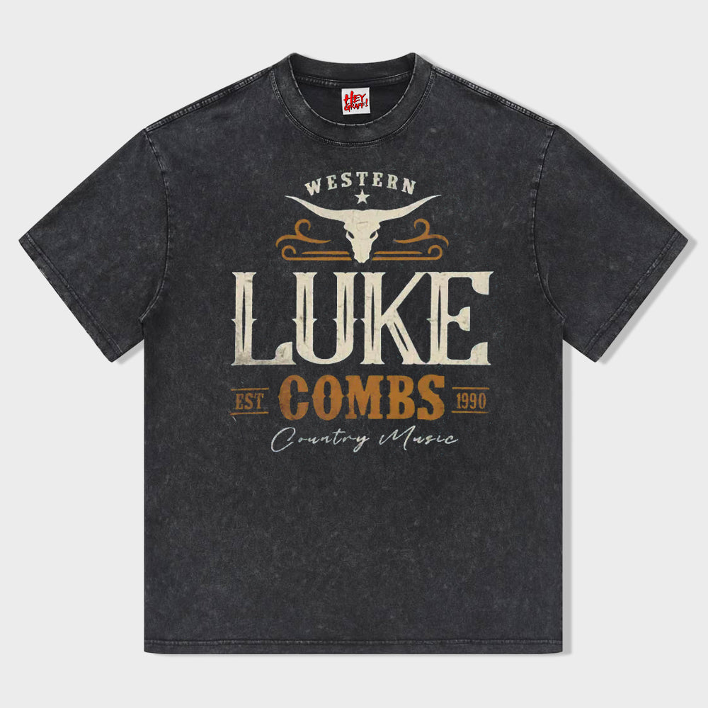 Vintage Luke Combs EST 1990 T-Shirt