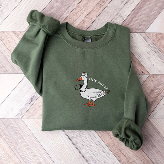 Nurse Silly Goose Sweatshirt