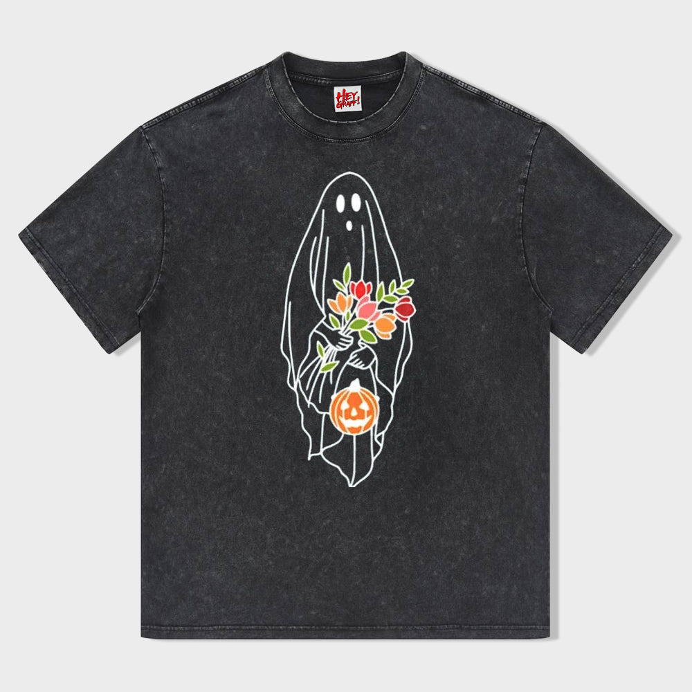 Spooky Season Floral T-Shirt