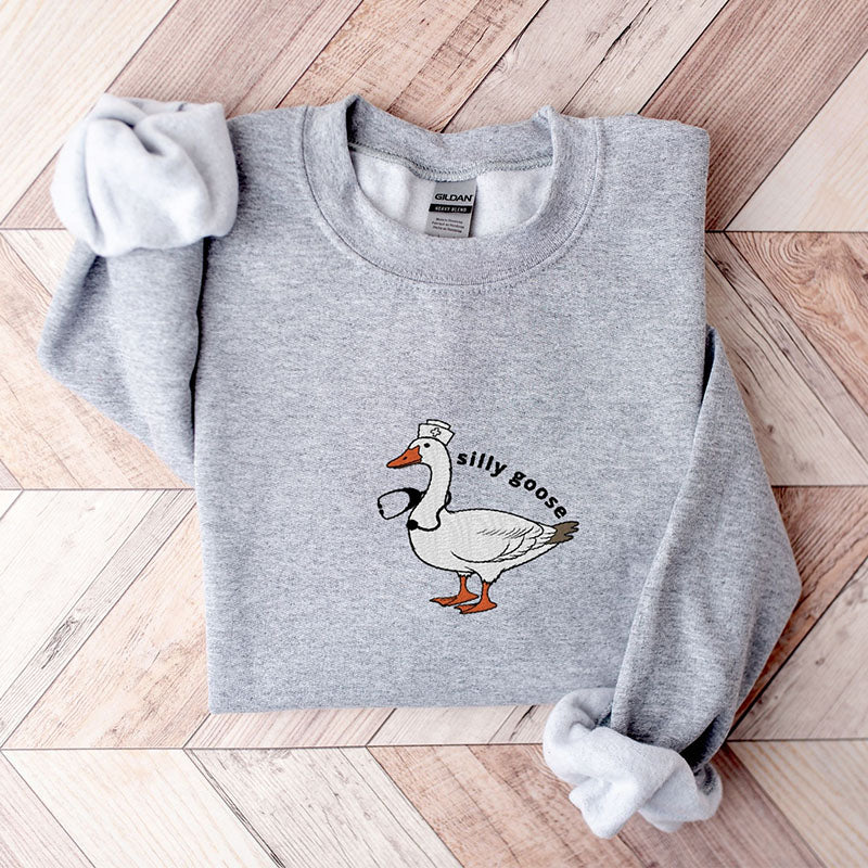 Nurse Silly Goose Sweatshirt