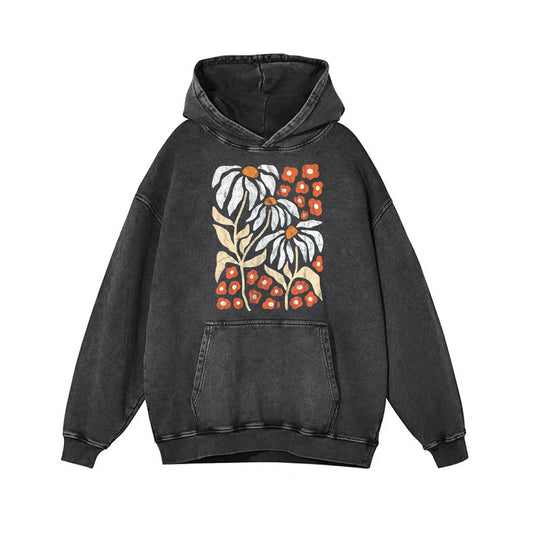 Boho Wildflowers Floral Nature Unisex Hoodie