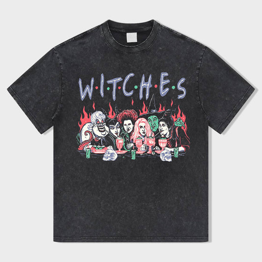 Magic Witch Party Acid Wash T-Shirt