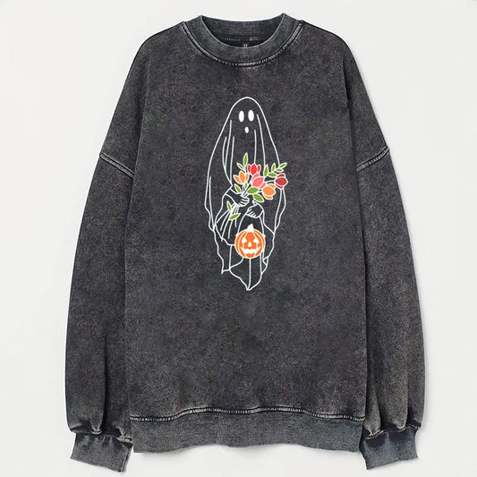 Spooky Season Floral Unisex Sweatshirt