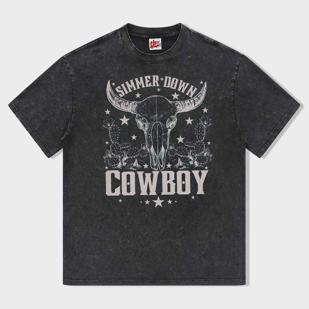 Simmer Down Cowboy Graphic Shirt