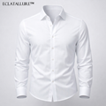 Eclatallure™ Pureline Structured White Shirt