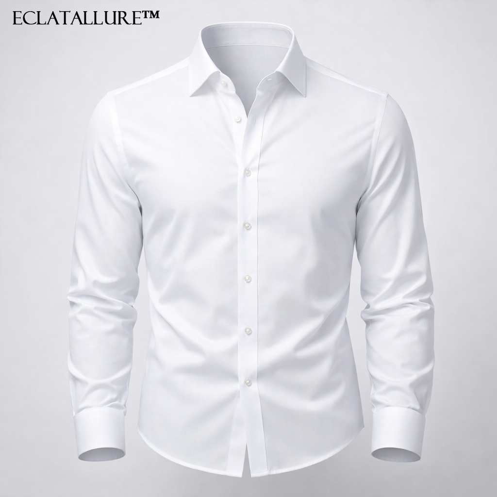 Eclatallure™ Pureline Structured White Shirt