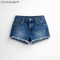 Eclatallure™ | Coastal Fade Denim Shorts