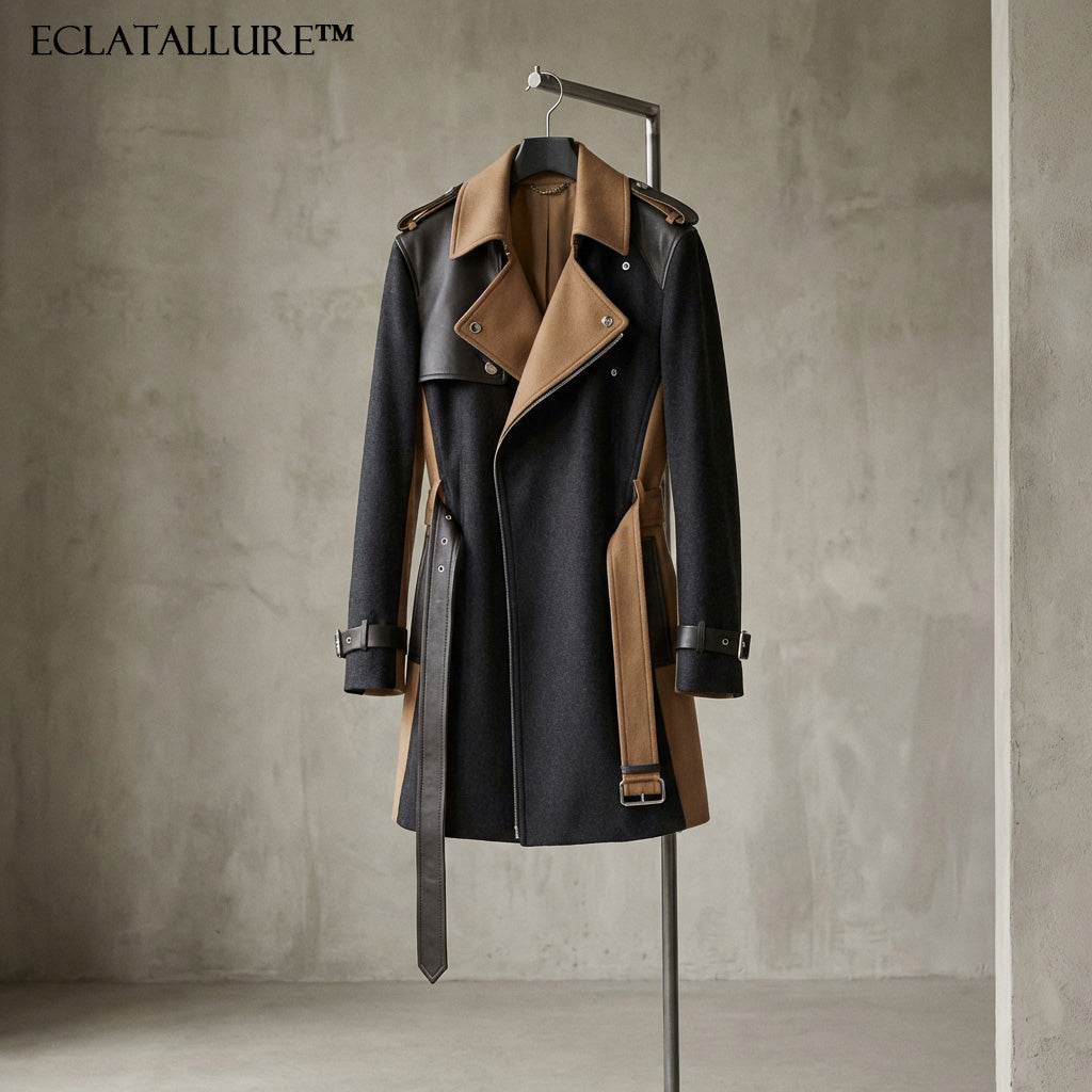 Eclatallure™ | DualTone Urban Trench Coat